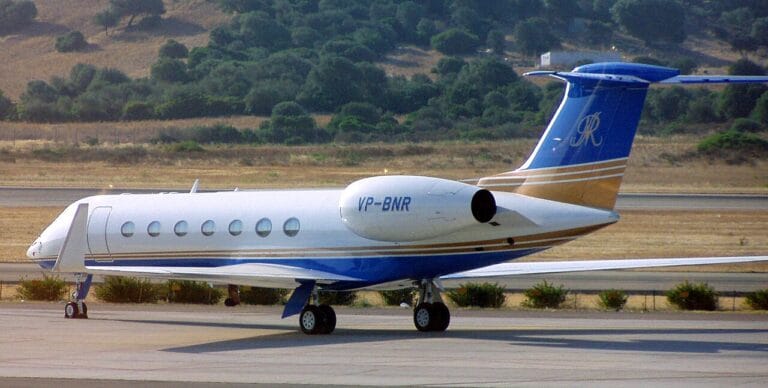 Gulfstream G550 ultra-long-range private jet — premier business aviation aircraft available to charter or purchase with Bitcoin
