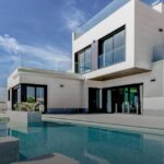 Luxury modern villa with infinity pool — real estate purchased with Bitcoin